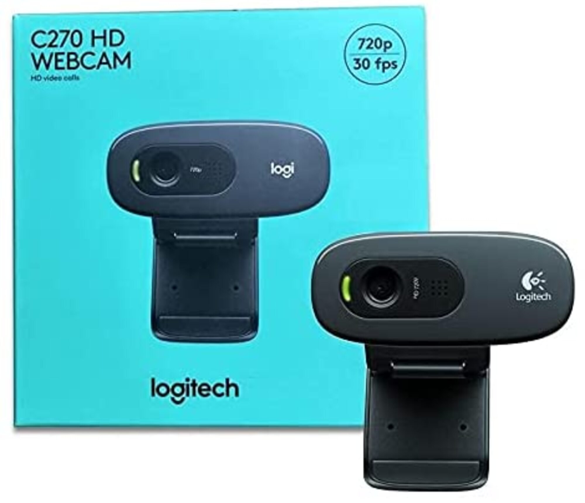 Logitech C270 HD Webcam, 720p Video with Noise Reduction – Canwest